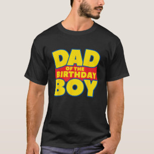 Camiseta Pai Do Brinquedo Aniversário Engraçado Tema B da