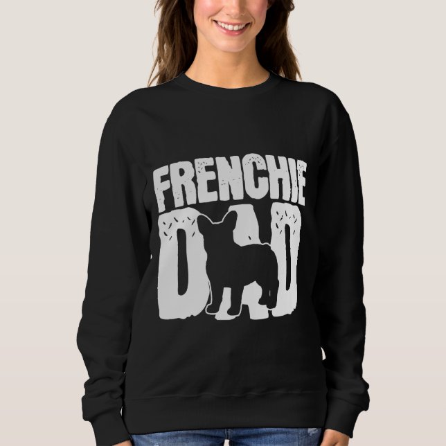 Camiseta Pai do Buldogue Francês Pai (Frente)