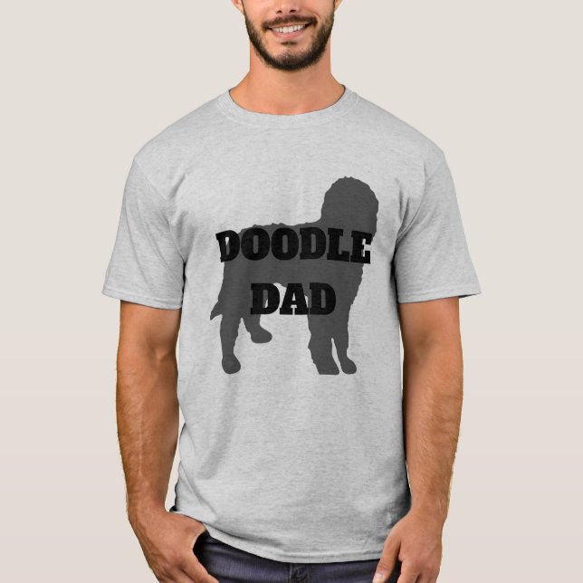 Camiseta Pai do cão do Doodle (Frente)
