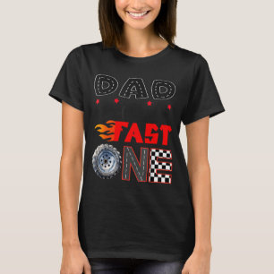 Camiseta Pai do Carro de Corrida Um Ano de Idade