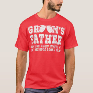 Camiseta Pai do Casamento de Noivos do Groom Pai