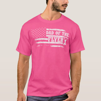 Camiseta Pai Do Cheerleader De Pavilhão Da Bandeira Dos Eua