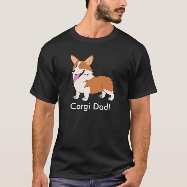 Camiseta Pai do Corgi (Frente)