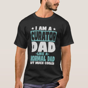 Camiseta Pai do curador mais frio que o normal