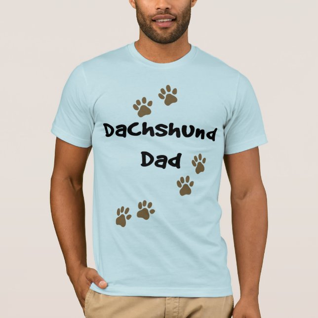 Camiseta Pai do Dachshund (Frente)