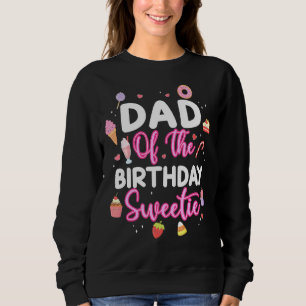 Camiseta Pai Do Dia De Nascimento Do Docinho Candy Lollipop