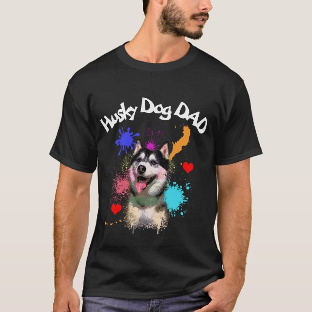 Camiseta pai do  do rouco - Melhor Pai de cão (Frente)