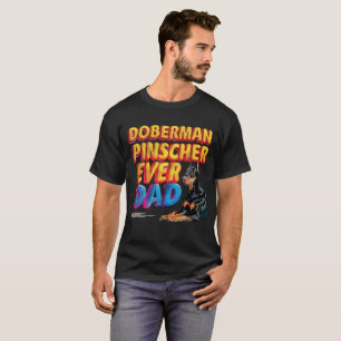 Camiseta Pai do Doberman para Sempre