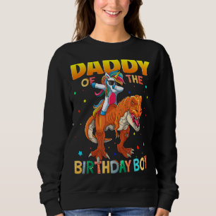Camiseta Pai Do Garoto De Aniversário Dabbing Unicorn Ridin