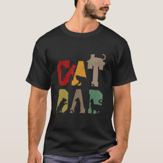 Camiseta Pai do Gato no Dia dos Pais Gato Masculino Raça de