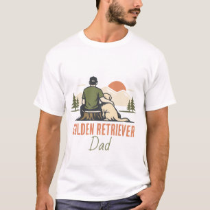 Camiseta Pai do Golden Retriever