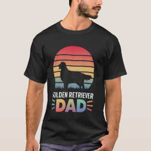 Camiseta Pai do Golden Retriever Divertido Golden Retriever