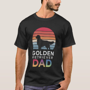 Camiseta Pai do Golden Retriever Engraçado Pai do Golden Re