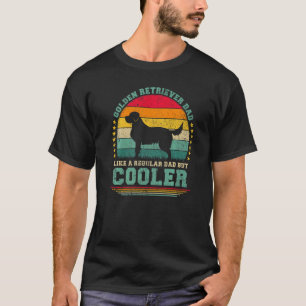 Camiseta Pai do Golden Retriever Masculino Como um Pai Regu