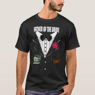 Camiseta Pai Do Grupo De Ensaios De Casamento Tuxedo