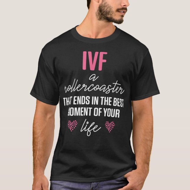 Camiseta PAI do guerreiro de Presente da IVF Mãe Melhor Dia (Frente)