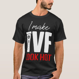 Camiseta PAI do guerreiro dotado de FIV Mãe Olhe o dia de t
