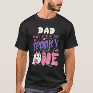 Camiseta Pai Do Halloween De Uma primeiro aniversario Spook