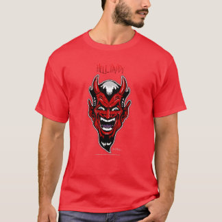Camiseta Pai do inferno - homens vermelhos