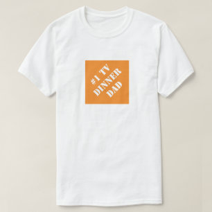 Camiseta Pai do Jantar de TV Pai Engraçado Presente Diverti