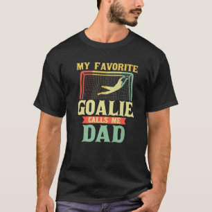 Camiseta Pai do Jogador de Futebol das Mulheres Goalie Padr