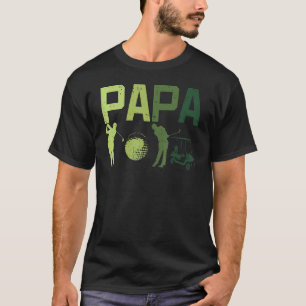 Camiseta Pai do Jogador de Golfe do Papa Golf Clube Golf