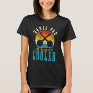 Camiseta Pai Do Jogador Do Banjo Country Musican Music V
