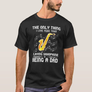 Camiseta Pai do jogador islâmico-instrumentalista saxofone