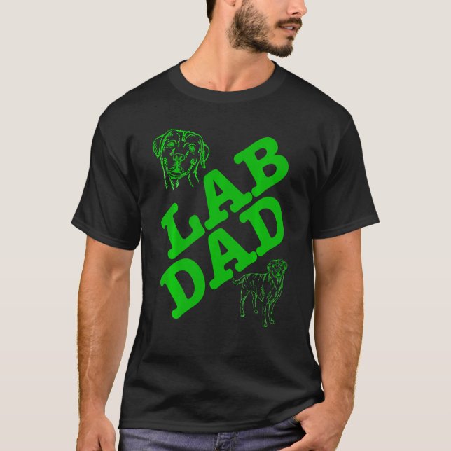 Camiseta Pai do laboratório (Frente)