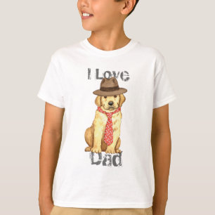 Camiseta Pai do laboratório amarelo