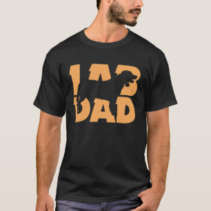 Camiseta Pai do Labrador Pai do Cão Retriever Labrador Pai