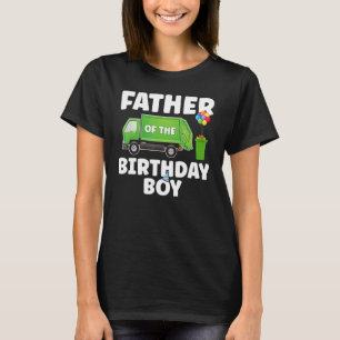 Camiseta Pai Do Lixo Do Reciclagem De Aniversário