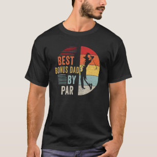 Camiseta Pai Do Melhor Bonus De Golfe Do Par Pai Golfer Fae