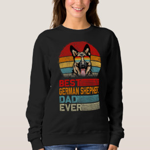 Camiseta Pai Do Melhor German shepherd Do Retruso Do Mens V