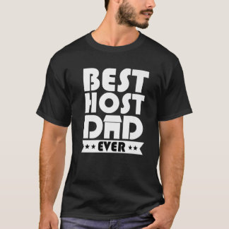 Camiseta Pai do Melhor Pai Anfitrião de Estudantes de Câmbi