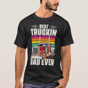 Camiseta Pai do Melhor Pai de Caminhão do Vintage