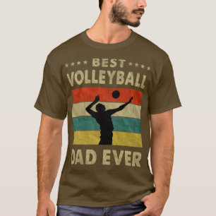 Camiseta Pai do Melhor Pai De Voleibol Do Mundo Vintage