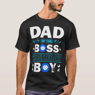 Camiseta Pai do Menino Aniversariante Baby Boss Família