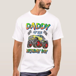 Camiseta Pai do menino de aniversário