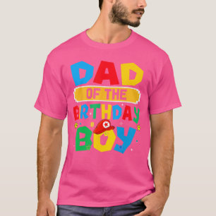 Camiseta Pai do Menino do Aniversário Jogo Vídeo Jogos Corr