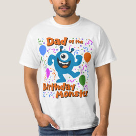 Camiseta Pai do Monstro de Aniversário