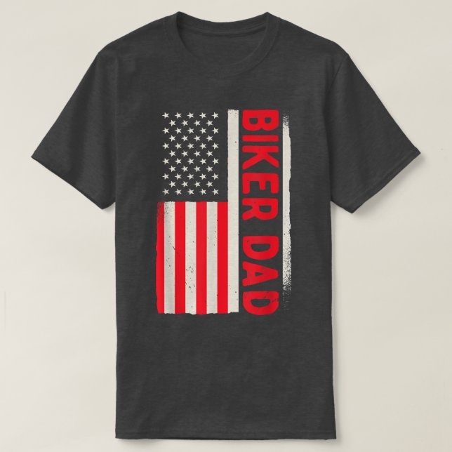 Camiseta Pai do motociclista Biker (Frente do Design)