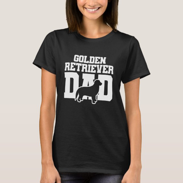 Camiseta Pai do ouro Retriever (Frente)