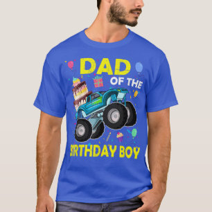 Camiseta Pai do Pai de Aniversário do Monstro do Aniversári