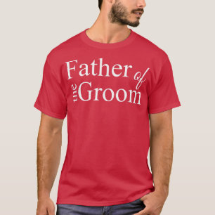 Camiseta Pai do Pai de Bridegroom da Festa de casamento do