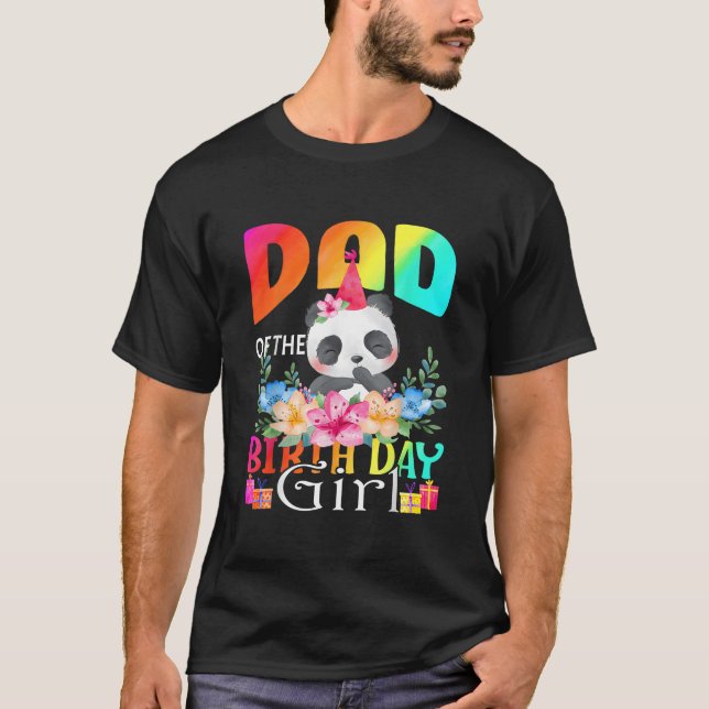 Camiseta Pai do Panda Unicórnio (Frente)