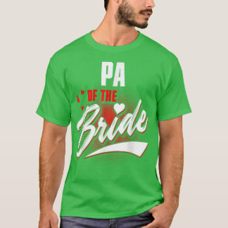 Camiseta Pai Do Partido Bridal Correspondente À Festa de ca