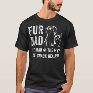 Camiseta Pai do Pelo Homem Mito Negociante de Lanche Dia do