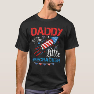 Camiseta Pai do Pequeno Firecracker 4 de julho
