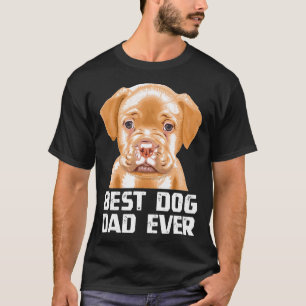 Camiseta Pai do Pit Bull Marrom Melhor Camiseta de